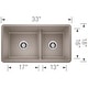 preview thumbnail 12 of 20, Blanco Precis 18-In X 33-In Granite Kitchen Sink - 33" x 18" x 9.25"