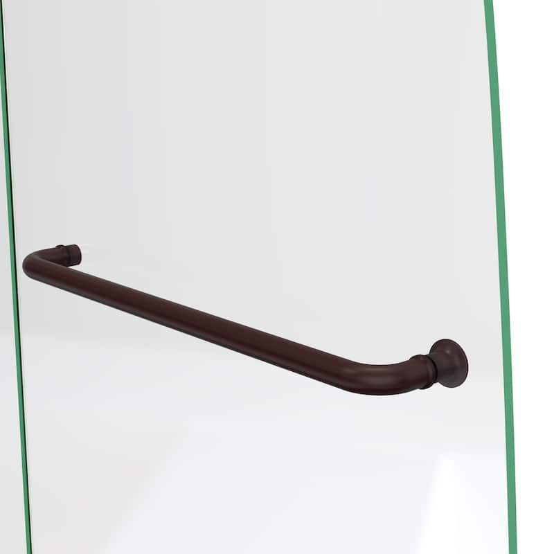 DreamLine Aqua Ultra 57-60 in. W x 30 in. D x 58 in. H Hinged Tub Door with Return Panel - 30" x 57" - 60"