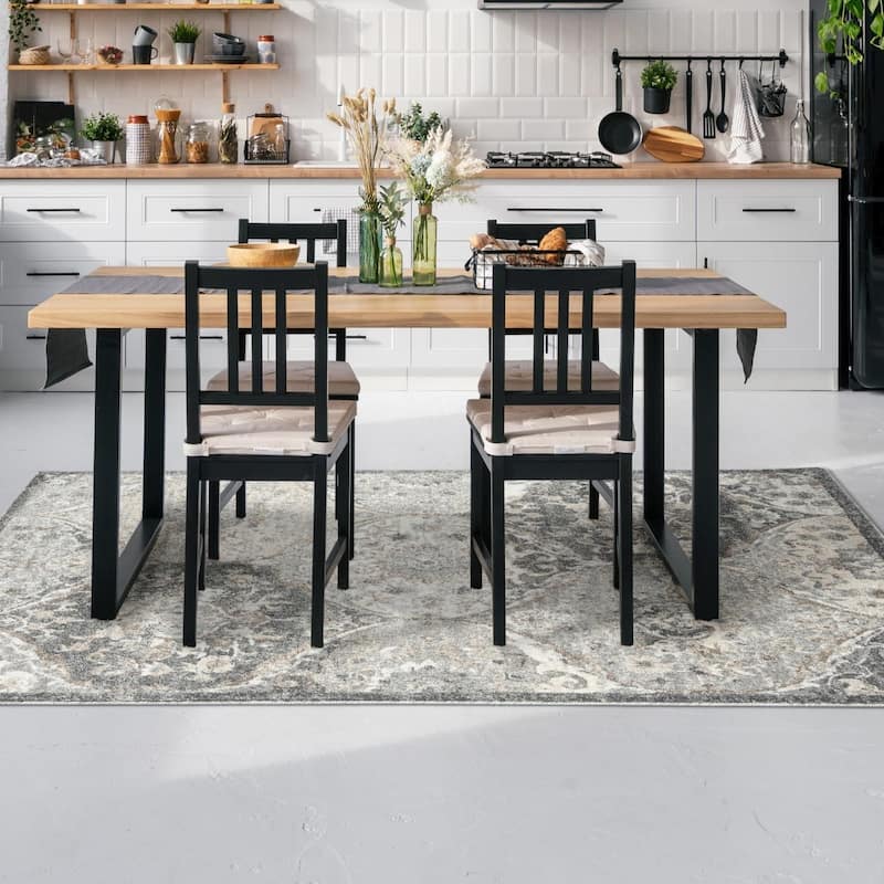 Luxe Weavers Floral Oriental Area Rug, Stain-Resistant Carpet