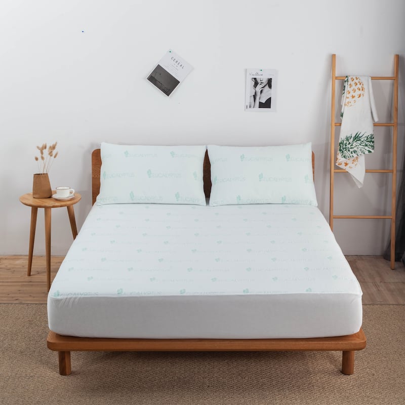 Bibb Home Lavender Infused Scented Hypoallergenic Mattress Pad