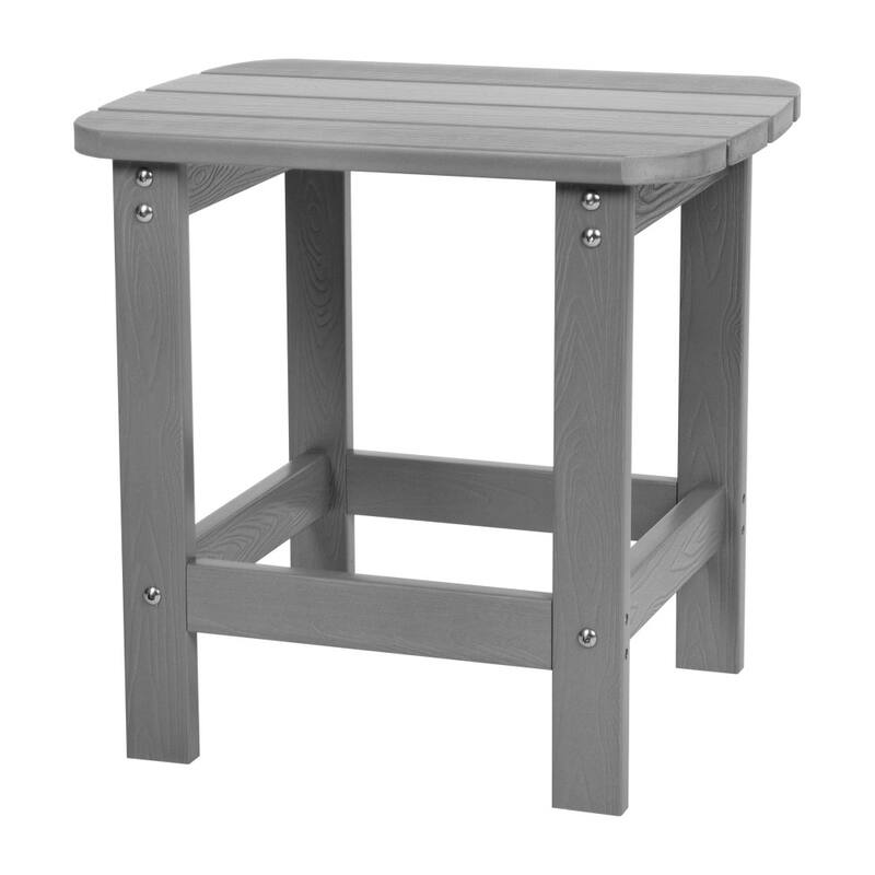 All-Weather Poly Resin Adirondack Side Table - Patio Table