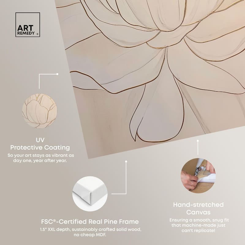Sculpted Shards I Canvas by Art Remedy, Gallery Wrapped
