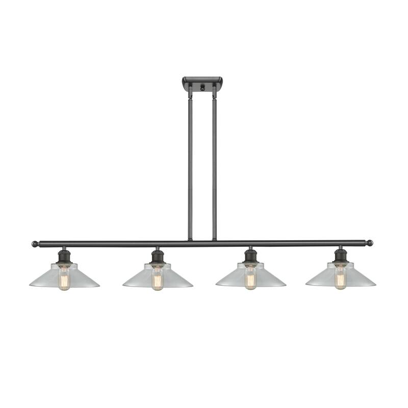 Innovations Lighting Disc 4 Light 48" Wide Linear Chandelier