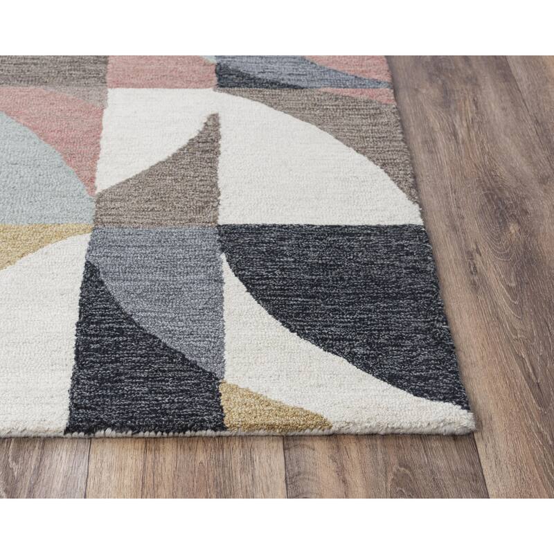 Alora Decor Midland Geometric Hand-tufted Wool Rug