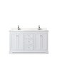 preview thumbnail 44 of 58, Avery 60 Inch Double Vanity, Cultured Marble Top
