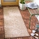 preview thumbnail 4 of 66, SAFAVIEH Courtyard Billye Indoor/ Outdoor Waterproof Patio Backyard Rug 2'3" x 10' Runner - Chocolate/Natural