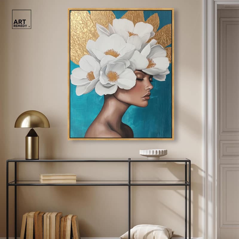 Floral Goddess I Canvas by Art Remedy