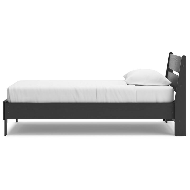 Signature Design by Ashley Socalle Black Panel Platform Bed