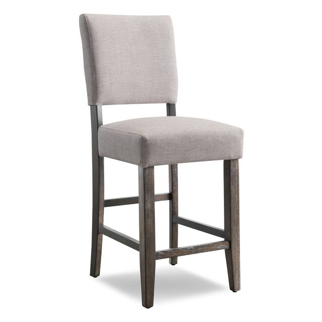 Heather Upholstered Counter Height Stool (Set of 2)