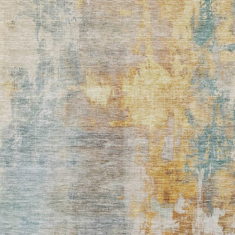 HomeRoots Abstract Transitional Rectangle Outdoor Rug