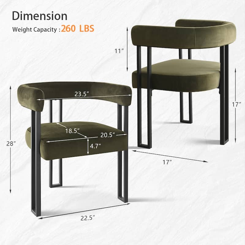 Upholstered Armchair (Set of 4)