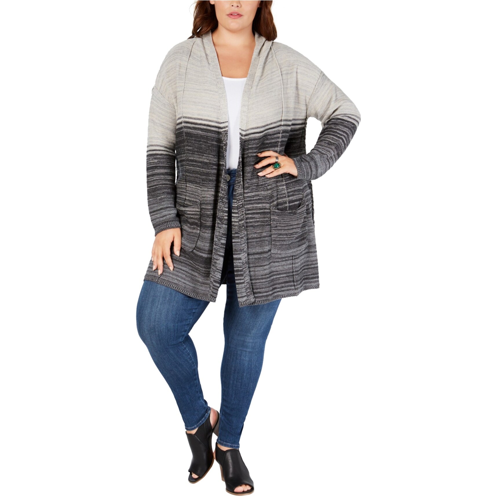 womens hooded sweater cardigan