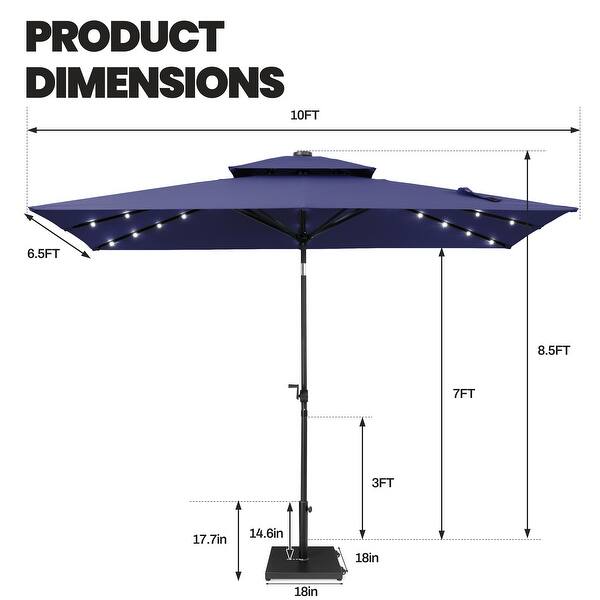 11 ft. led round offset outdoor patio umbrella in sunbrella Amazon.com : PURPLE LEAF 11 Feet Double Top Deluxe Wood Pattern Round Patio  Umbrella Offset Hanging Umbrellas Cantilever Umbrella Outdoor Market  Umbrellas Garden Umbrella, Heather Beige : Patio, Lawn & Garden