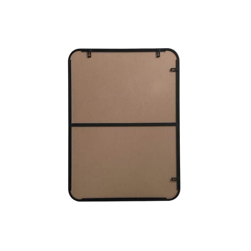 Ezra Soft Corner Metal Rectangular Mirror