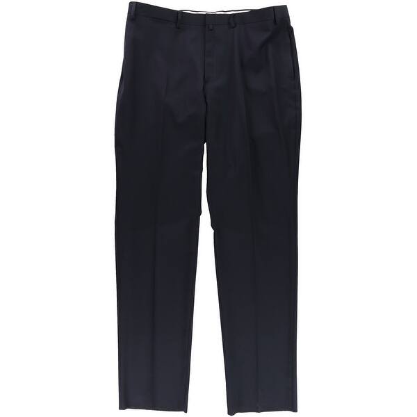 slide 1 of 4, Ralph Lauren Mens Flat Front Dress Pants Slacks