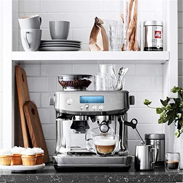 Breville the Barista Pro BES878 Automatic Espresso Machine - Bed