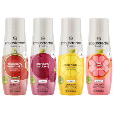 SodaStream® Classics Zero Drink Mix Variety 4-Pack