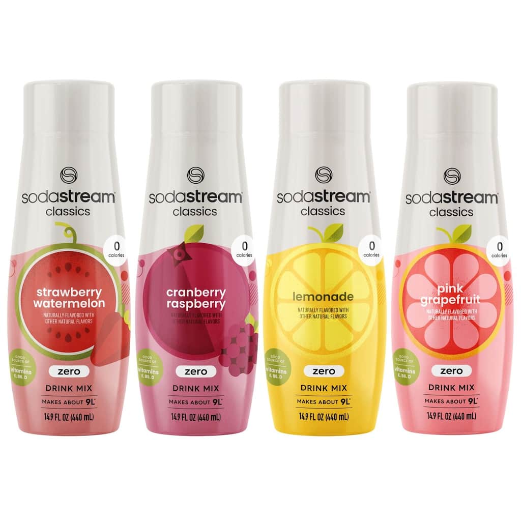 SodaStream® Classics Zero Drink Mix Variety 4-Pack