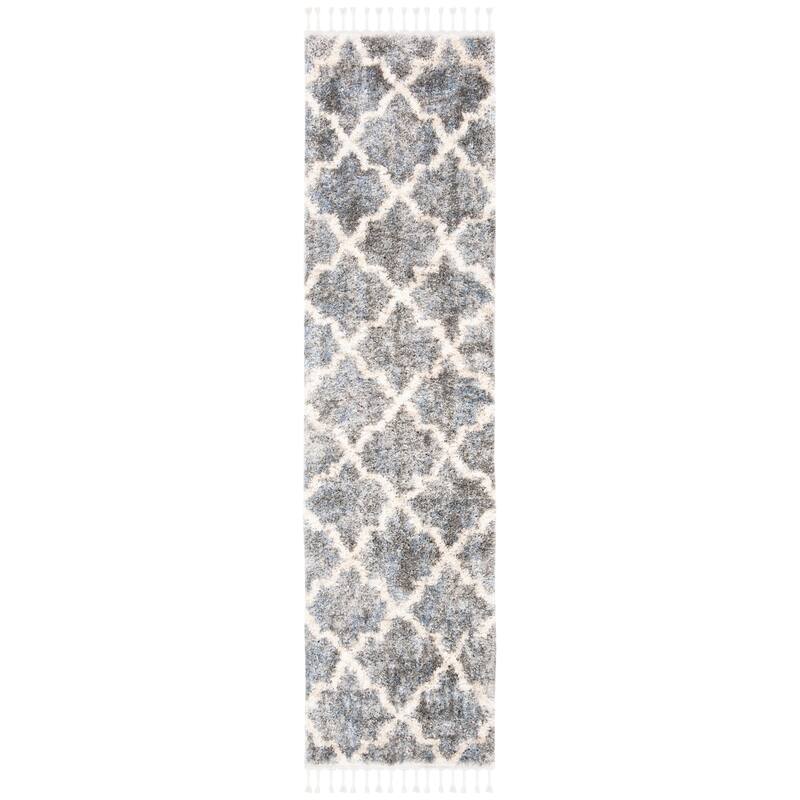SAFAVIEH Berber Fringe Edelinde Melva Trellis Rug