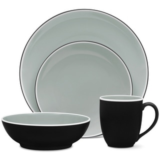 Noritake ColorTrio 4-Piece Coupe Place Setting, Service for 1