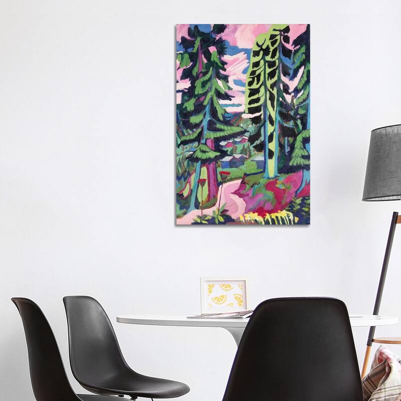 iCanvas "Wild Mountain " by Ernst Ludwig Kirchner Canvas Print - 40x26x1.5