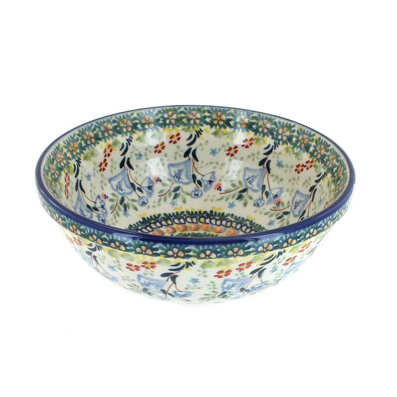 Blue Rose Polish Pottery Manufaktura Cereal Bowl - Periwinkle