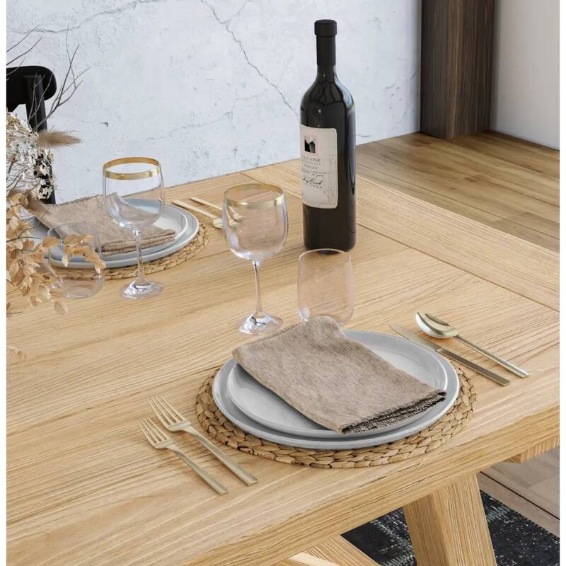 Cascais 72" Rectangular Table with Farmhouse Base