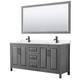 Option Dark Gray / White Quartz Top / Matte Black