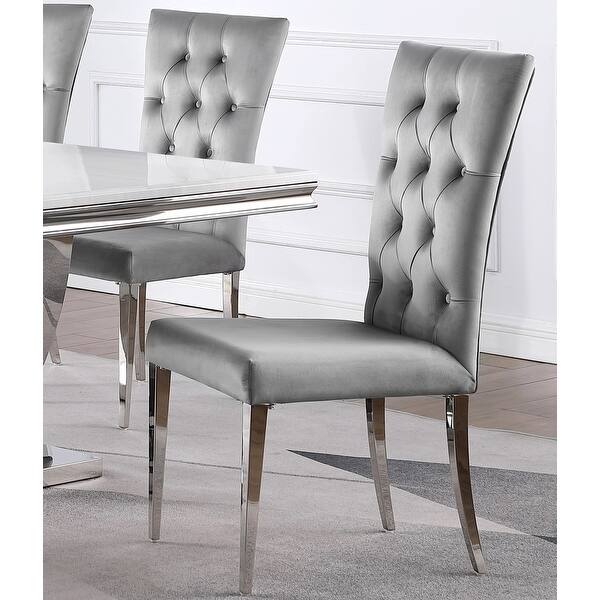 Chrome Leg Dining Chairsnull