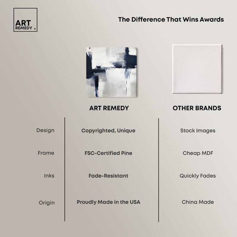 Porcelain Blue on White II Canvas by Art Remedy, Gallery Wrapped