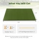 preview thumbnail 10 of 8, Costway 5 x 4 FT Golf Hitting Mat Artificial Indoor Outdoor Turf Golf - See Details