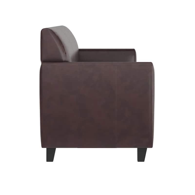 LeatherSoft Sofa with Clean Line Stitched Frame - 70"W x 29"D x 32.25"H