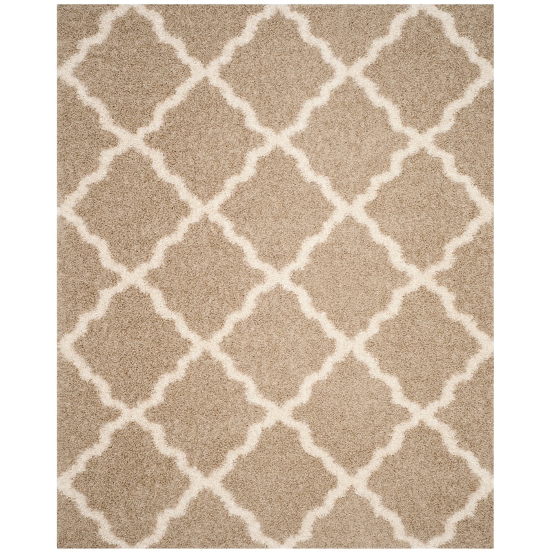 SAFAVIEH Dallas Shag Hacer Trellis 1.5-inch Thick Rug