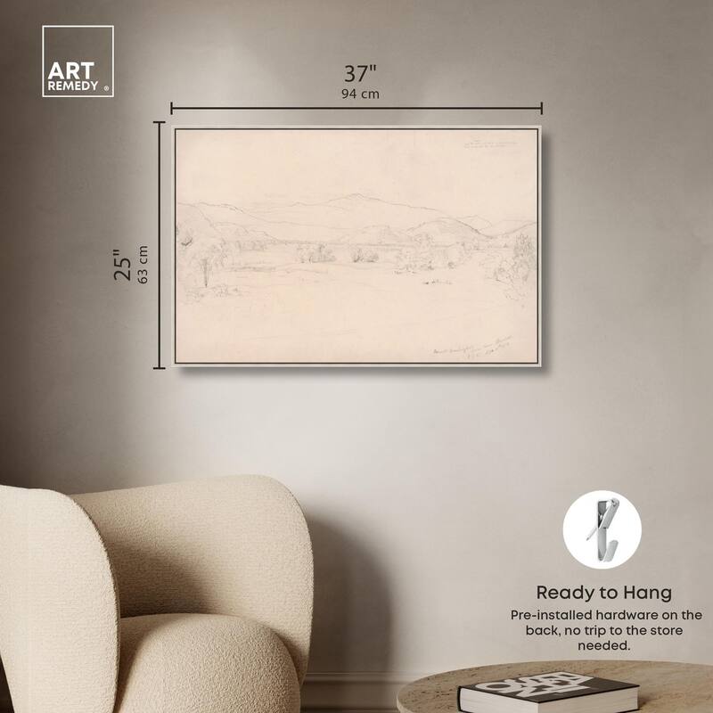 Study for View Mt. Washington Canvas by Art Remedy