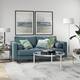 Silver Orchid Gotho Pedestal Contemporary Floor Lamp