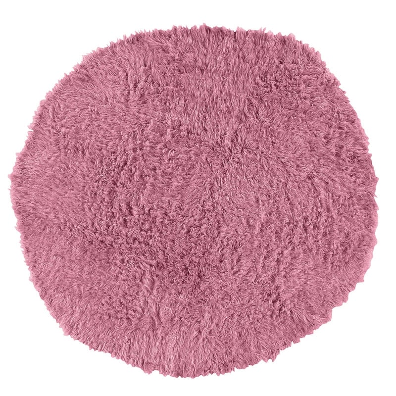 Linon Flokati Wool Thick Area Rug