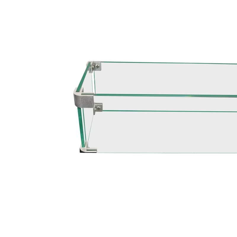 LSI Rectangle Fire Pit Flame Guard