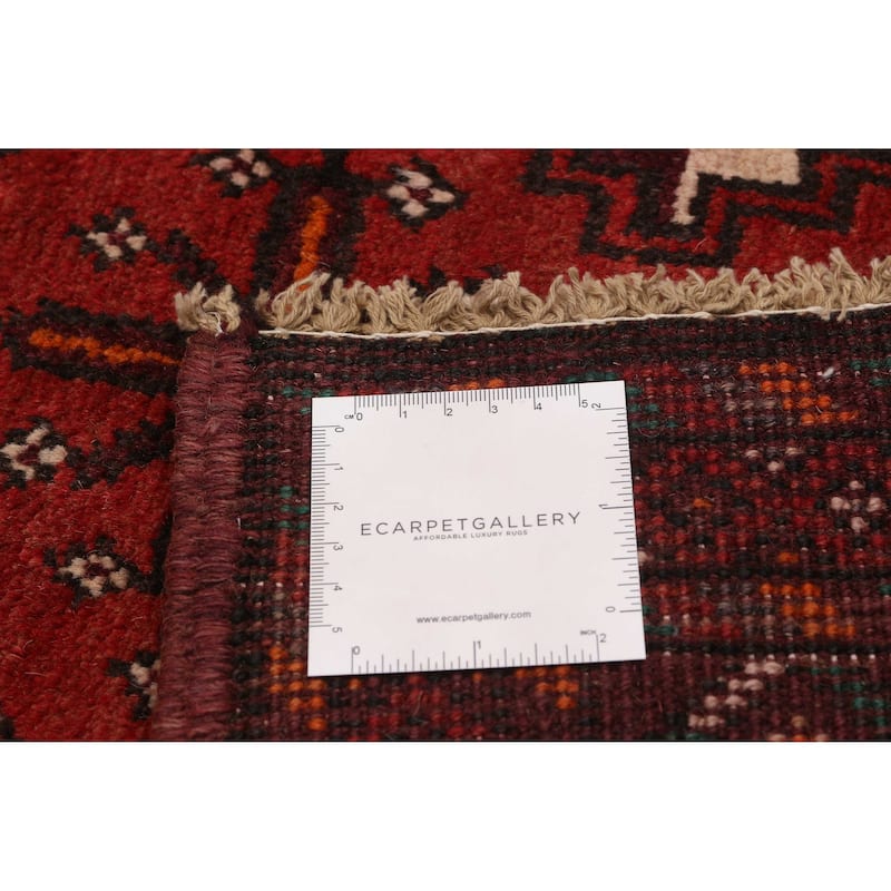 ECARPETGALLERY Hand-knotted Melis Vintage Red Wool Rug - 5'1 x 9'5