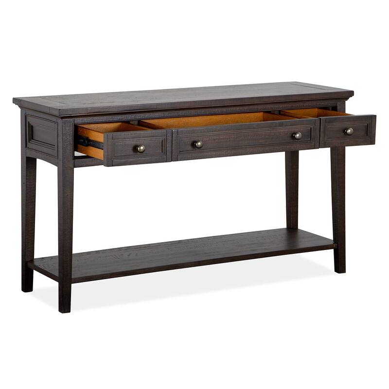 Magnussen Home Westley Falls Graphite Rectangular Sofa Table - 50''W x 16''D x 29''H