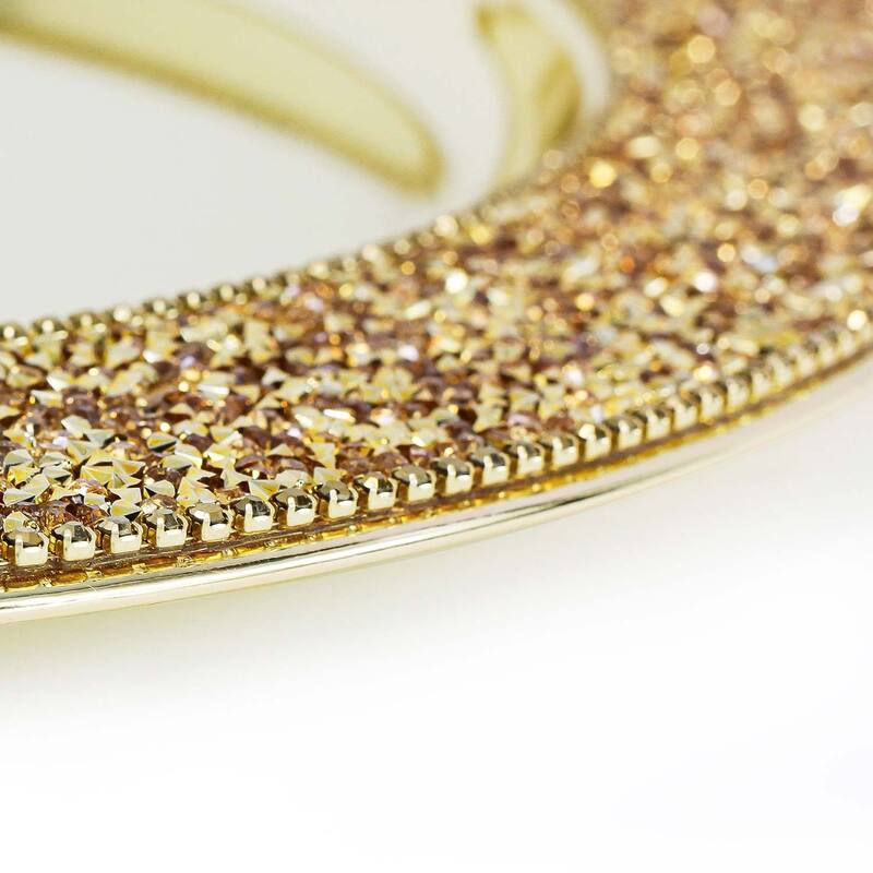Sparkles Home Luminous Rhinestone Charger Plate