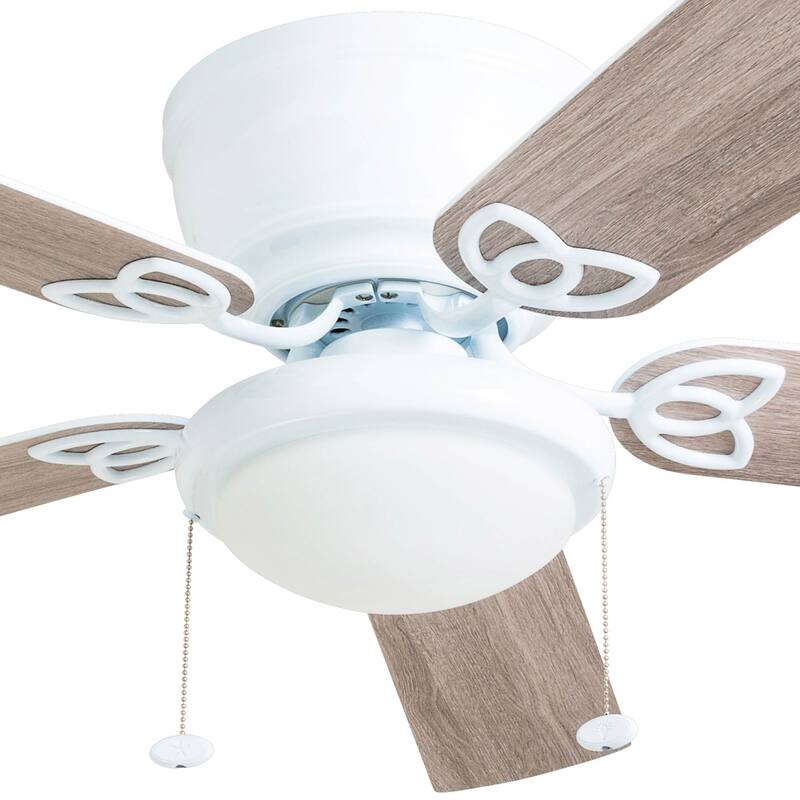 52" Prominence Home Benton Traditional Indoor LED Ceiling Fan with Light, Pull Chains