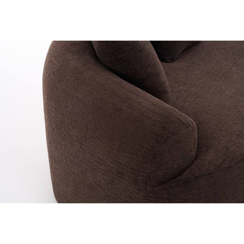 Home Furniture Sleeper 4 Seater Sectional Sofa with 4 Pillows