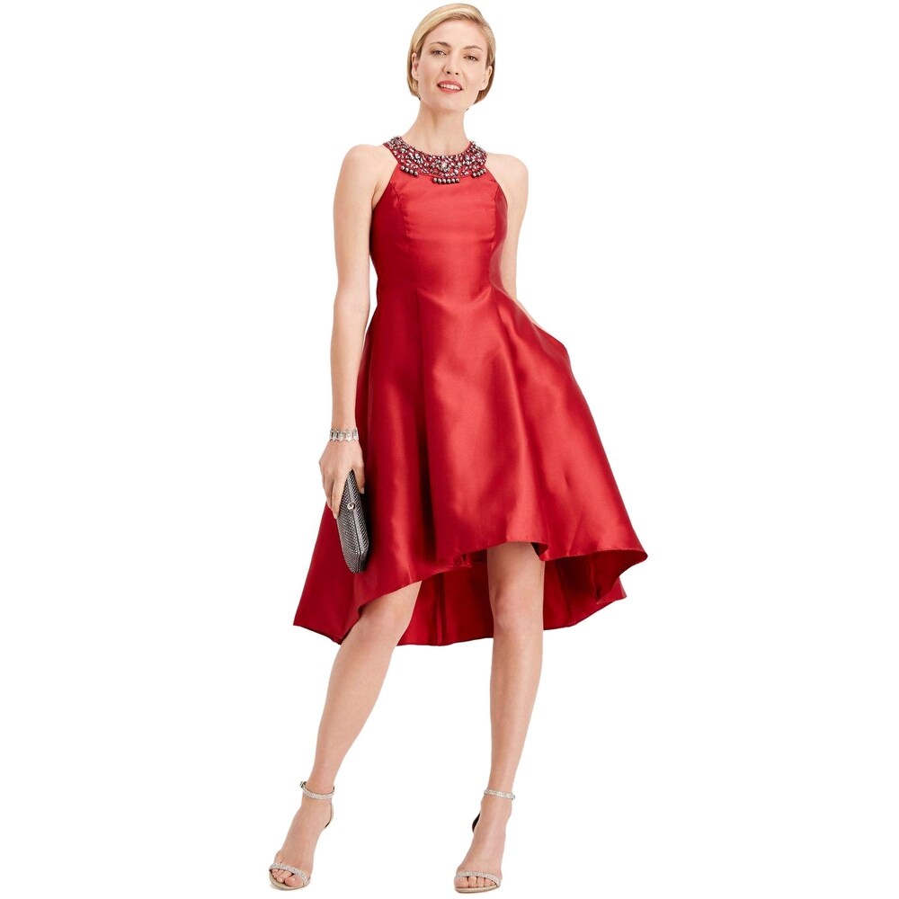 Ladies red dresses size 14 Clearance