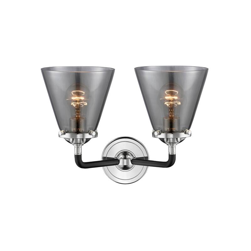 Innovations Lighting Small Cone 2 Light 14" Wide Bathroom Vanity Light