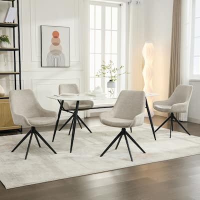Swivel Dining Chairs set of 2/4,Mid Century Modern Dining Room Chairs