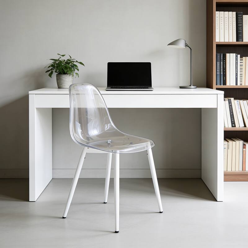 Set of 4 Pet Chairs in White - Matte White