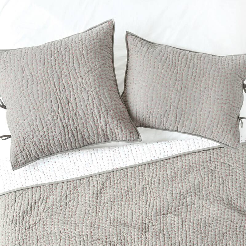 26" x 26" Polly Reversible Cotton Euro Sham - Machine Washable
