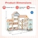 preview thumbnail 3 of 4, Wooden Dollhouse Playset Pretend Play Toys Kit w/ 42 Accessories - Orange