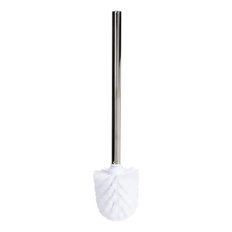 Bath Bliss Luxury Toilet Brush Holder in Grey - 4" x 4" x 15"