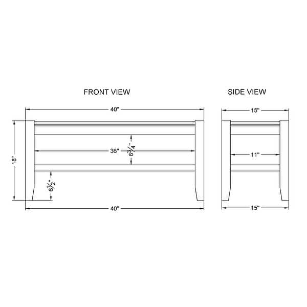 The Gray Barn Enchanted Acre 3piece Modern Wood Dining Table with